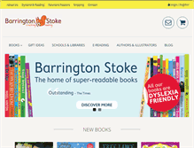 Tablet Screenshot of barringtonstoke.co.uk